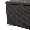 NicBex Storage Bench with Metal Frame PE Wicker for Bedroom and Entryway - image 3 of 4