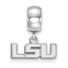 Black Bow Jewelry Sterling Silver Louisiana State Fighting Tigers NCAA Bead Charm - 2 of 4