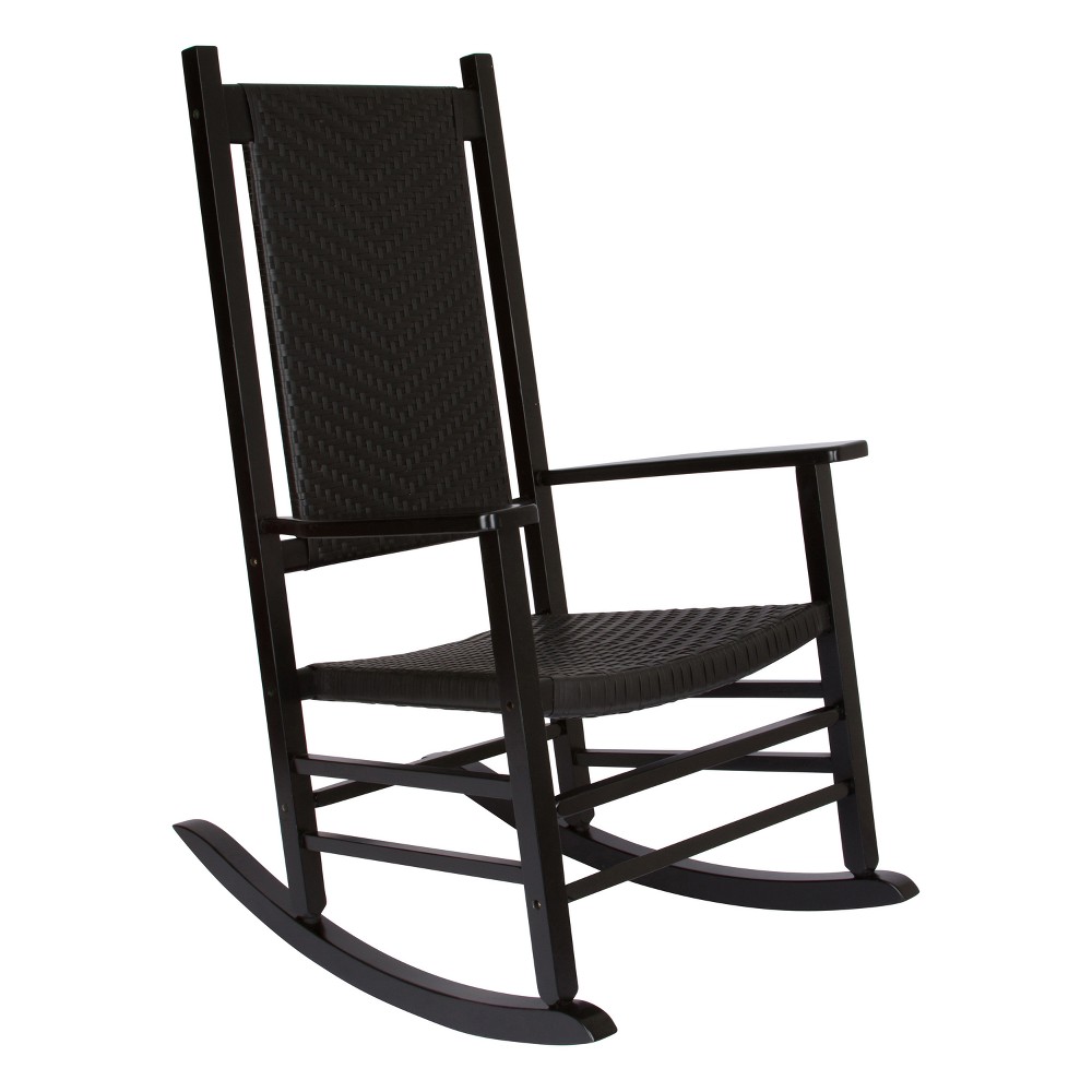 Hampton Porch Rocker Black - Shine Company Inc.