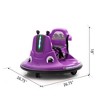 RUVALINO Baby Walkers, Stable Base and Playful Design for Indoor Learning or Exploration, Safe Activity Center for Baby, Purple,26.75”*26.75”*18" - 4 of 4