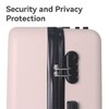 NAYSAYE Luggage ABS Hardshell 3 Piece Spinner Set with Secure Lock and Nested Design for Travel, Pink, 19.88"*10.63"*29.92" - 4 of 4