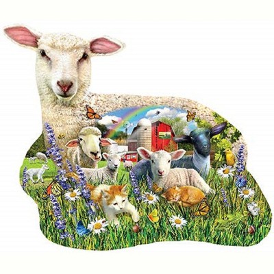 Sunsout Lamb Shop 1000 pc Special Shape  Jigsaw Puzzle 97041