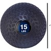 Fitvids 15 Pound Weighted Medicine Ball for Home Gym Training and Fitness, Blue - 3 of 4