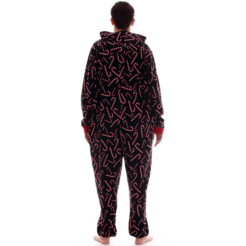 #followme One Piece Matching Candy Cane Adult Onesie for Family, Couples, Dog, Men, Women, 2 of 3