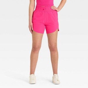 Women's Flex Woven High-Rise Shorts 5" - All In Motion™ - 1 of 3