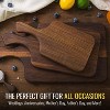 Brazos Home Dark Walnut Cutting Board, Large 16 x 8 in, Ideal for Chopping & Serving - 4 of 4