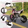 12V Kids Dirt Bike, Electric Ride on Motorcycle with Training Wheels - 2 of 4