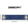 Racxily Christmas Table Runner , Xmas Trees Snowflakes Holiday Decorative Farmhouse Table Decoration for home - 4 of 4