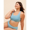 Leading Lady Women's The Serena - Wireless Racerback Cotton Sports Bra (514) - 4 of 4