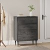 NicBex Round Handles Modern Storage Dresser for Bedroom with Tapered Legs & Drawers - image 4 of 4