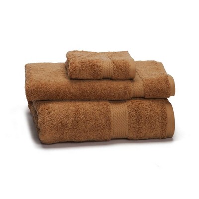 brown towels