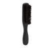 Juvale 2 Pack Boar Bristle Beard Brush for Men, Black Facial Hair Brushes with Bag - 4 of 4