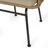 PAGED Outdoor Chairs Wicker Patio Dining Chairs with Water-Resistant Cushions and Woven Finish for Patio, Garden, Yard - 4 of 4