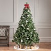 LOVMOR 7' Cashmere and Snow Bristle Mixed Tree with 75Pine Cones and 900 LED Lights-UL,1233tips,Dia.:59 - 3 of 4