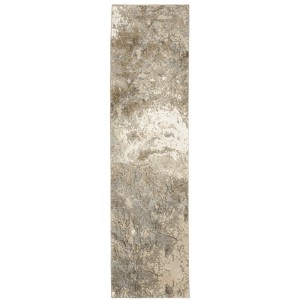 Oriental Weavers Evolution 0960A Beige/ Grey Indoor Area Rug - 2'6" x 12' - 1 of 4
