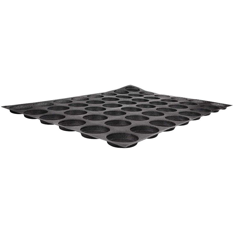 Sasa Demarle SF 1006 Flexipan Air Perforated Baking Mat with 48 Round Cavities, Each Cavity: 2.25 Inch x 0.75 Inch High, 2 of 5