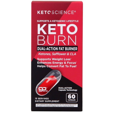 Keto Science Keto Burn Capsules - 60ct : Target