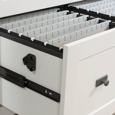White Engineered Wood 2-Drawer Lateral File Cabinet
