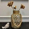 Slickblue Hand-Woven Hanging Glass Vase Clear with Natural Rope for Flowers or Decorative Fillers - Large/Medium/Small - 2 of 4