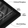 Americanflat 9x11 Picture Frame - Streamline Collection - Thin Border Photo Frame for Tabletop and Wall Display - Black - 3 of 4