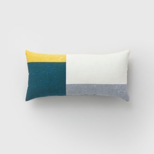 Lumbar Color Block Outdoor Pillow Teal - Project 62