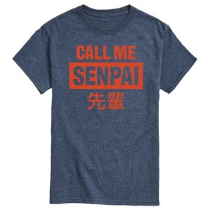 Men's - Instant Message - Call Me Senpai Short Sleeve Graphic T-Shirt - 1 of 4