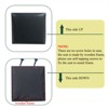 RISOKEYS Black Bar Stool with Backrest Set of 2 - Counter Height PU Leather Upholstered Bar Chairs with Footrest - Furniture for Home Decor - 4 of 4