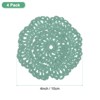 Unique Bargains Round Handmade Crochet Cotton Cup Coaster Placemats Home Decoration - 3 of 4