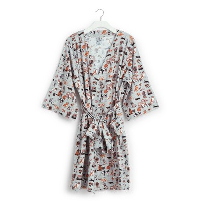 Vera Bradley Women's Outlet Knit Cotton/Spandex Knit Robe