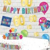Beistle Foil  Birthday Cutouts, 4.5"-11.5", Choose from several milestone birthday options (12/Pkg) - 2 of 4