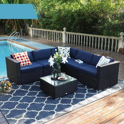 rattan ottoman target