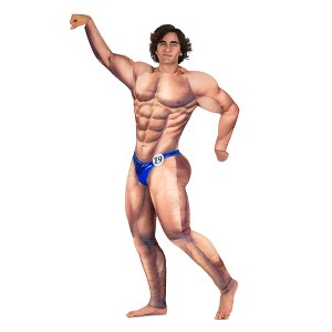 Kroeger Inc. Male Bodybuilder Adult Costume | One Size - 1 of 4