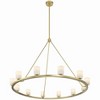 Crystorama Lighting Aragon 12 - Light Chandelier in  Soft Brass - 4 of 4