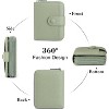 BEAFUP Small Wallet for Women - RFID Blocking Credit Card Holder Bifold Zipper Pocket Wallet with ID Window - 4 of 4