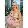 Parisian Pet 'Sling Carrier' for Dogs & Cats – Travel-Friendly, Stylish Pink Sling Carrier for Pets - 2 of 4