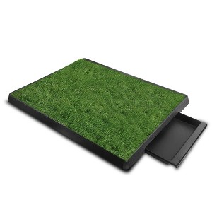 iMountek "Artificial Grass Dog Potty Training Pad - Indoor/Outdoor Pet Toilet Trainer for Small & Medium Dogs" Green - 1 of 4