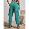 High Waisted Jogger Pants Loose Hiking Joggers for Women Casual Lightweight Tapered Cargo Pants with Pockets - 2 of 4