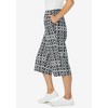 Woman Within Plus Size Elastic-Waist Knit Capri Pant - 4 of 4
