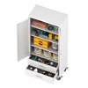 AOBABO 31.5 in. W x 72 in. H x 16.5 in. D Metal Rolling Garage Storage Cabinet with 2-Drawers,Assembly Required - 3 of 4