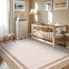 Modern Bordered Area Rug Washable Rug for Living Room - 4 of 4
