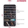 Hanging Jewelry Organizer with 47 Zipper Pockets, Travel Storage Bag for Earrings, Necklaces, Bracelets and Rings - 3 of 4