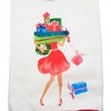 28.0 Inch Gifts For Everyone Glam Girl Diva Kitchen 100% Cotton Kitchen Towel - 3 of 3