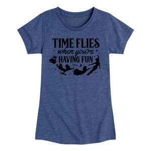 Girls' - Disney - Peter Pan Fitted Short Sleeve Graphic T-Shirt - 1 of 4