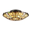 Quoizel Lighting Reed 2 - Light Semi-Flush Mount in  Vintage Bronze - 3 of 4
