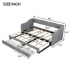 NicBex Twin XL to King Size Upholstered Daybed with 2 Drawers for Bedroom,Living Room,Apartment - 3 of 4