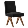 Modway Lyra Boucle Fabric Dining Room Side Chair - Set of 2 - 2 of 4