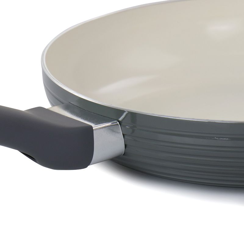 Oster Ridge Valley 10 Inch Aluminum Nonstick Frying Pan in Grey, 5 of 8