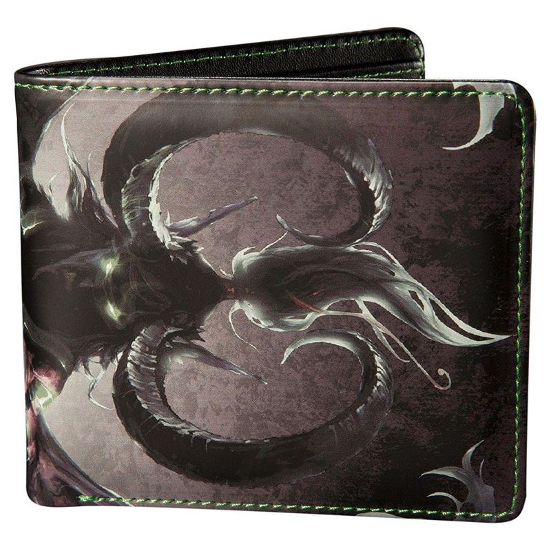 JINX Inc. World of Warcraft Illidan Stormrage Men's Bifold Wallet, 1 of 3