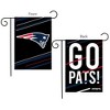 Briarwood Lane New England Patriots Slogan Garden Flag NFL Licens - 2 of 3