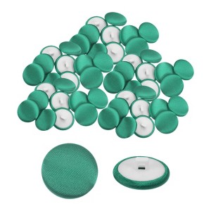 Unique Bargains Bridal Wedding Dress Suit DIY Satin Shiny Sewing Buttons 50 Pcs - 1 of 4